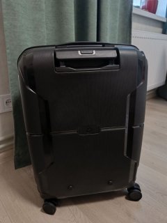 Маленький чемодан AIRTEX 245 ручная кладь на 40 л весом 2,3 кг из полипропилена Антрацит 245-14